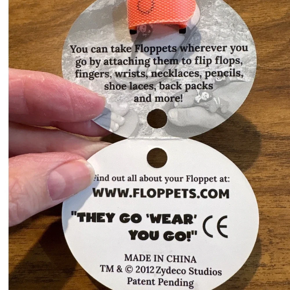 FlopPets New York Toy Fair 2013 Monkey Charm Accessory For Shoes‎ Backpacks
